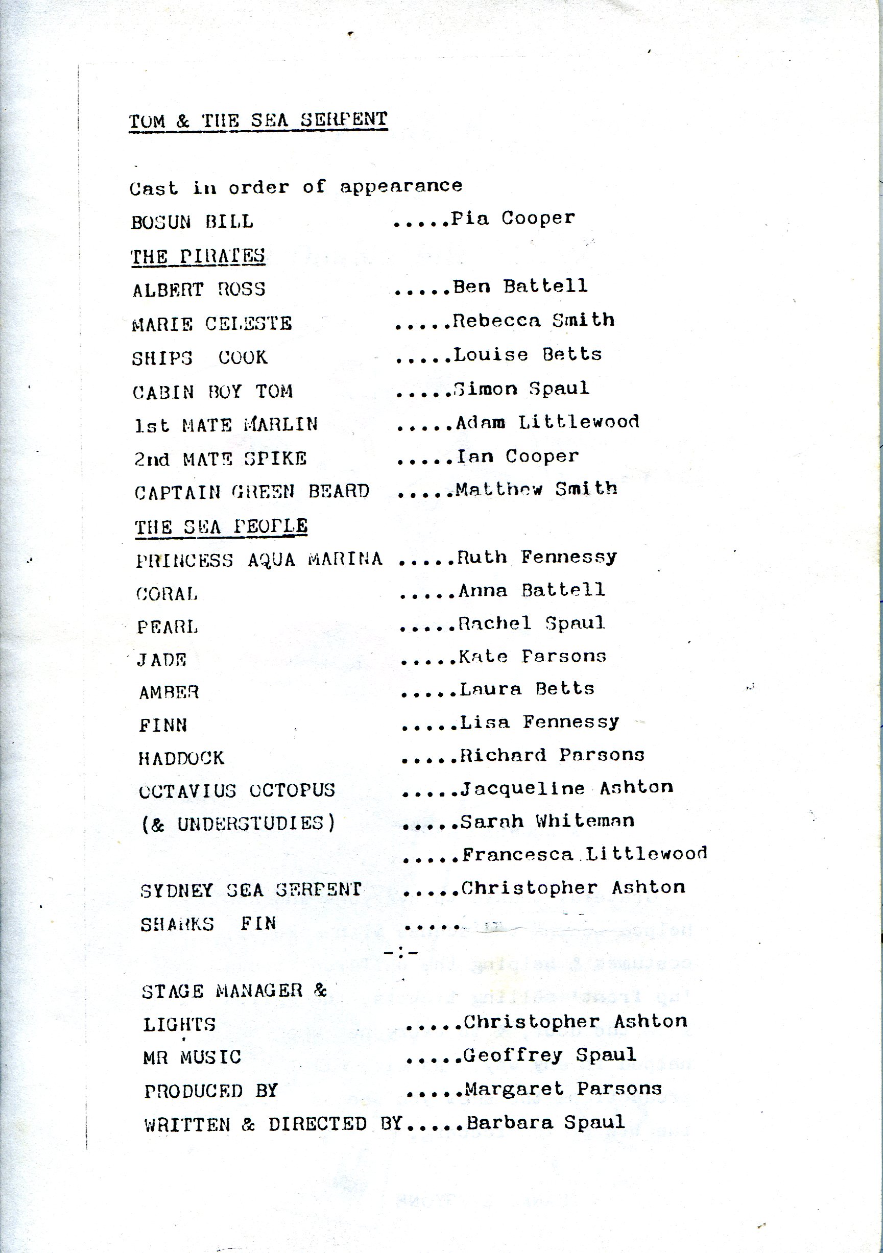 Program Page 1