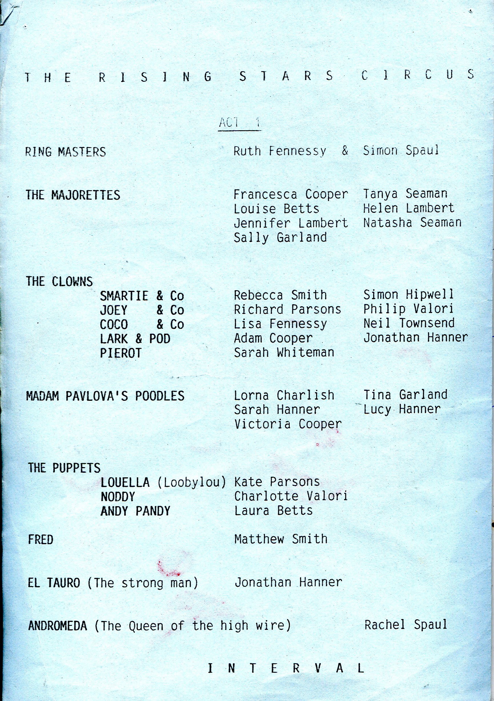 Program Page 2