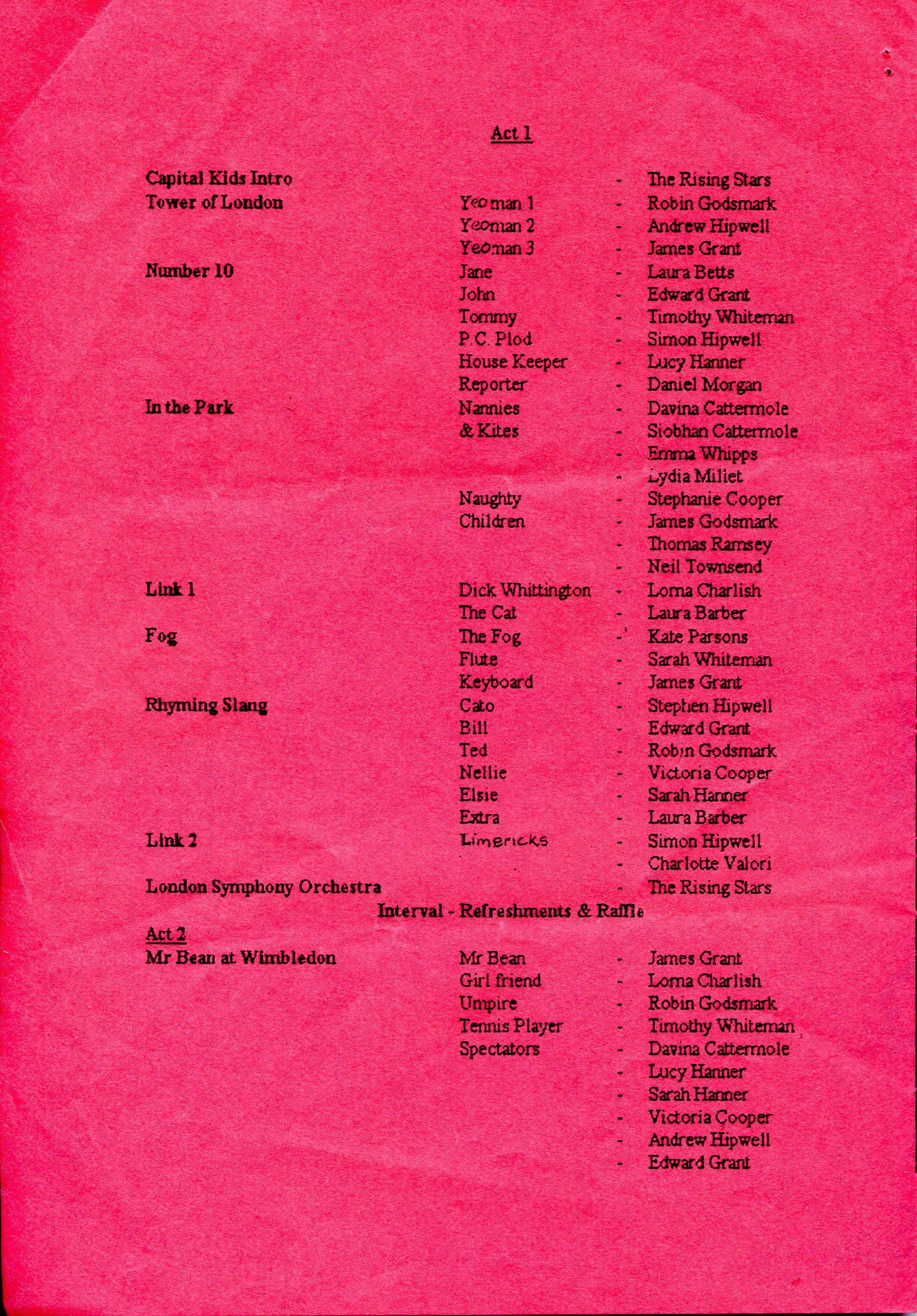 Program Page 2