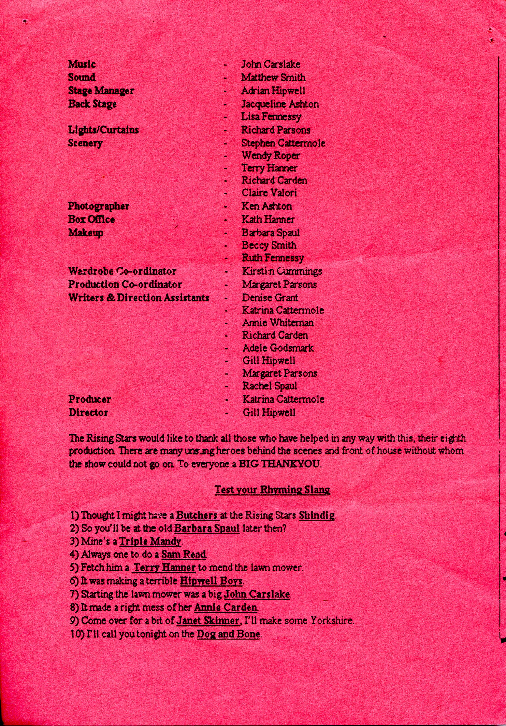 Program Page 2