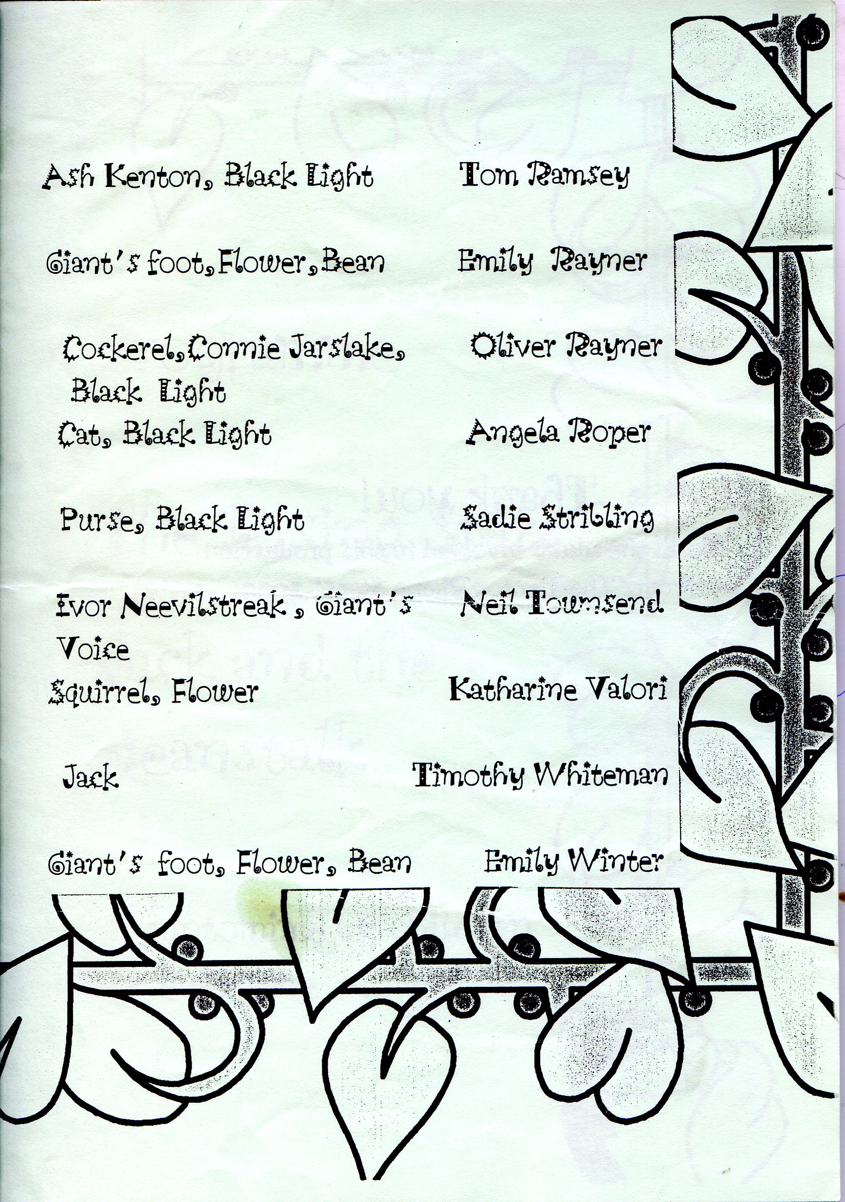 Program Page 1